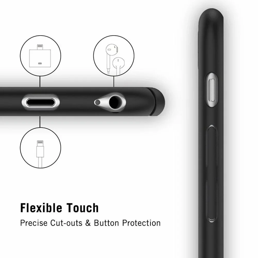 NEW iPhone 6 6S Plus Case Cover Matte Black Slim